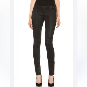 CITIZENS OF HUMANITY Jeans Logan Moto Pant in Leather Black